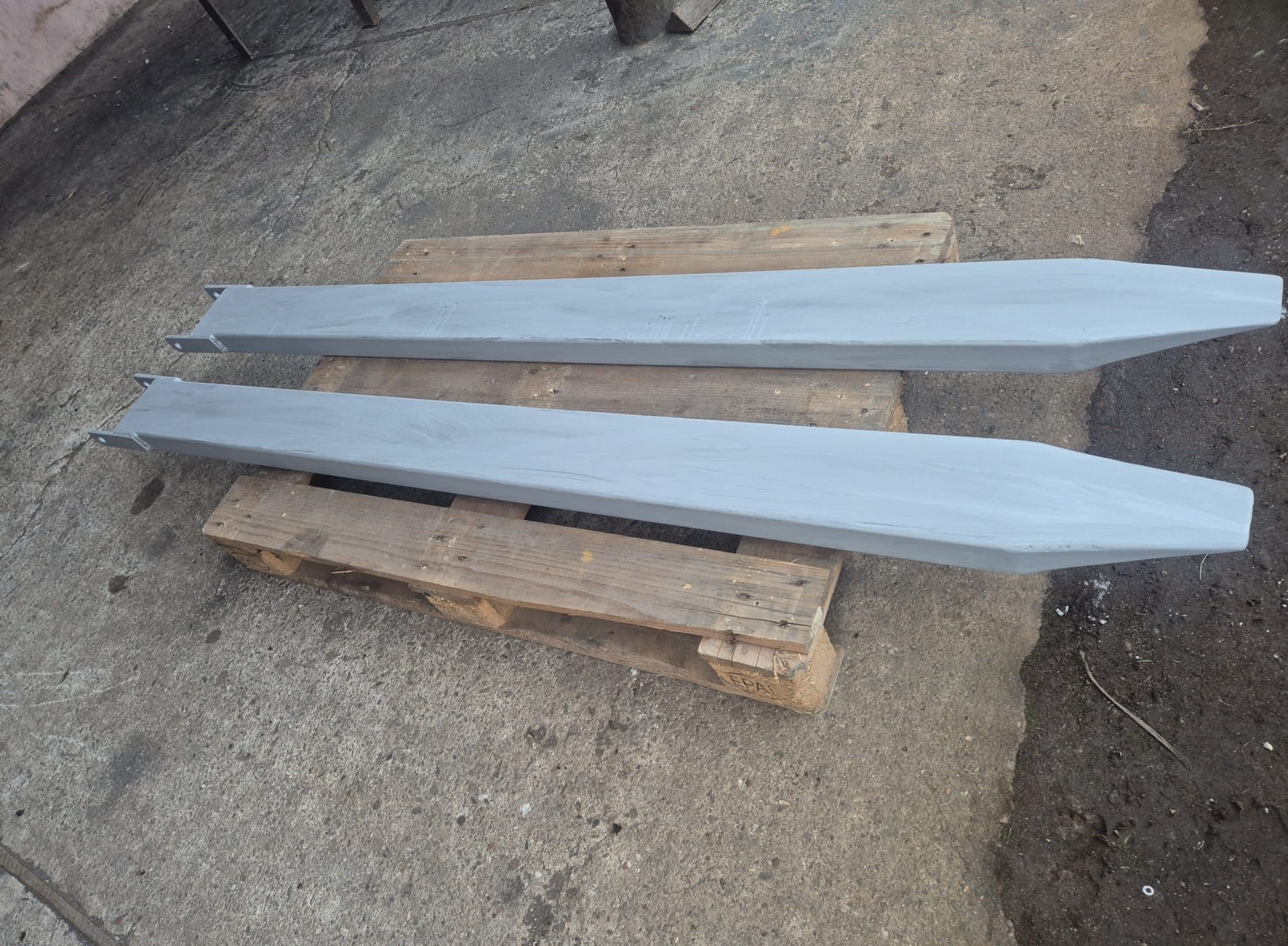 Przedłużki do wideł 200cm 150mm x 60mm Widlak wózek widłowy Manitou