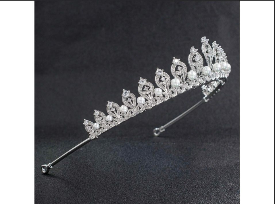 Ozdoba ślubna Tiara Diadem