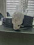 Philipp Plein pasek Czaszka