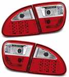Lampy tyl ne kpl Led Diodowe Diody Tuning Red White Seat Leon I 1 1m 99-04