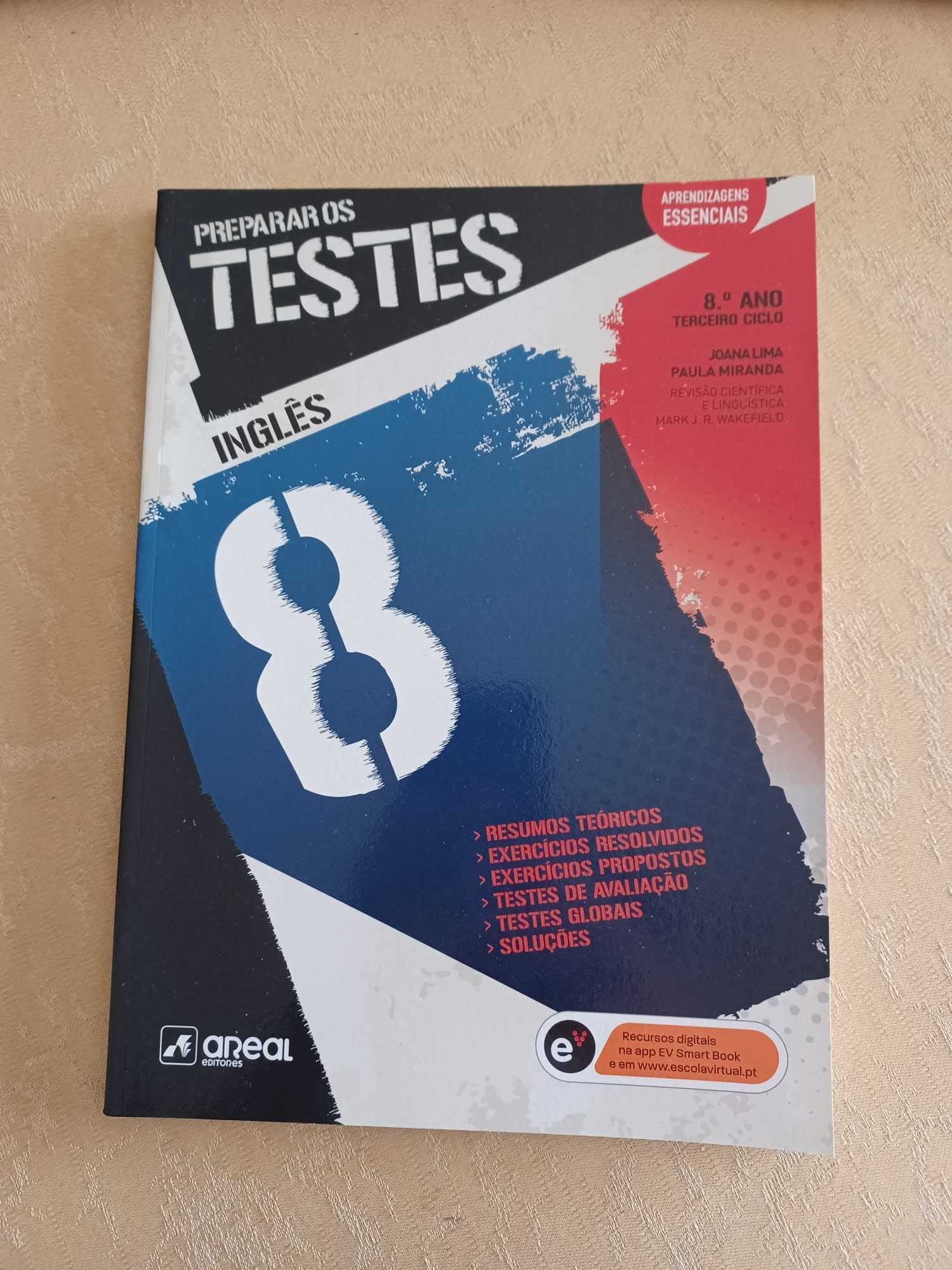 Preparar os Testes - Inglês 8 - 8.º Ano (NOVO)