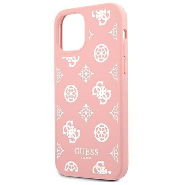 Guess Guhcp12Llspewpi Etui iPhone 12 Pro Max 6,7" Peony Różowy