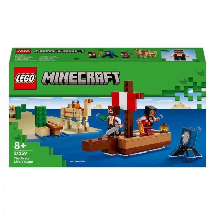 Конструктор Lego Minecraft 21259. Путешествие на пиратском корабле