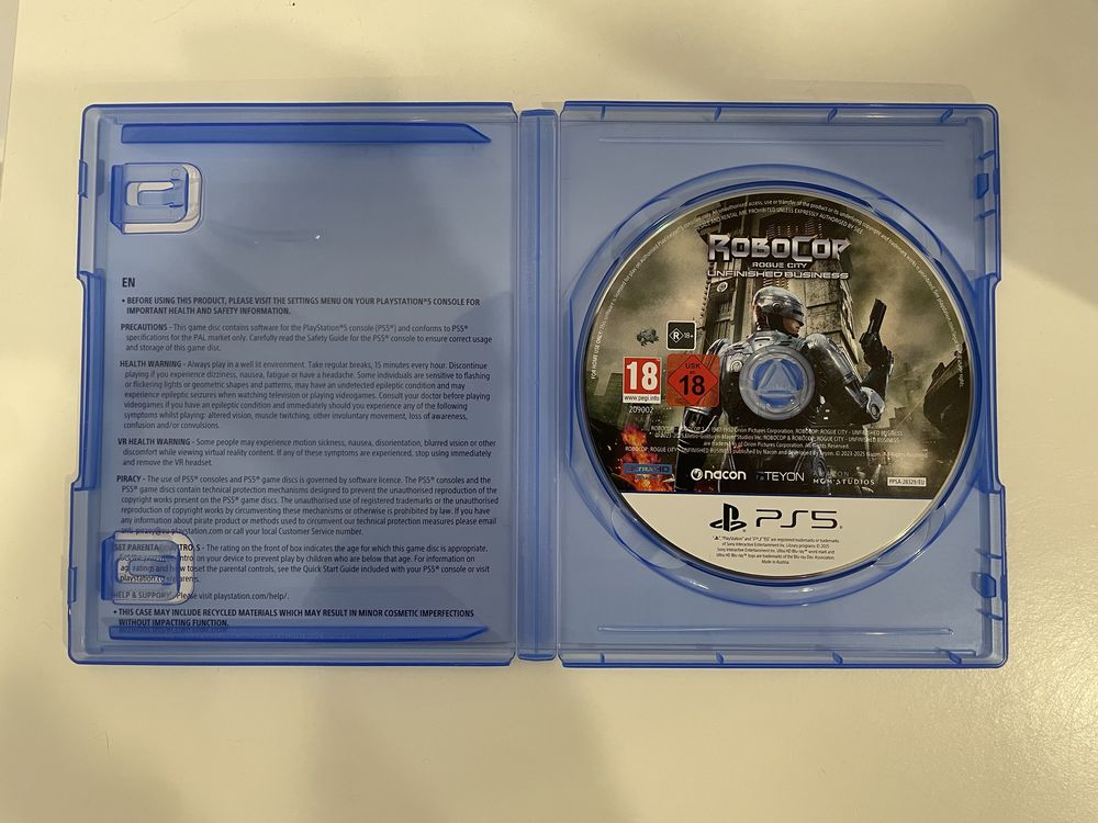 Robocop Unfinished Business PS5