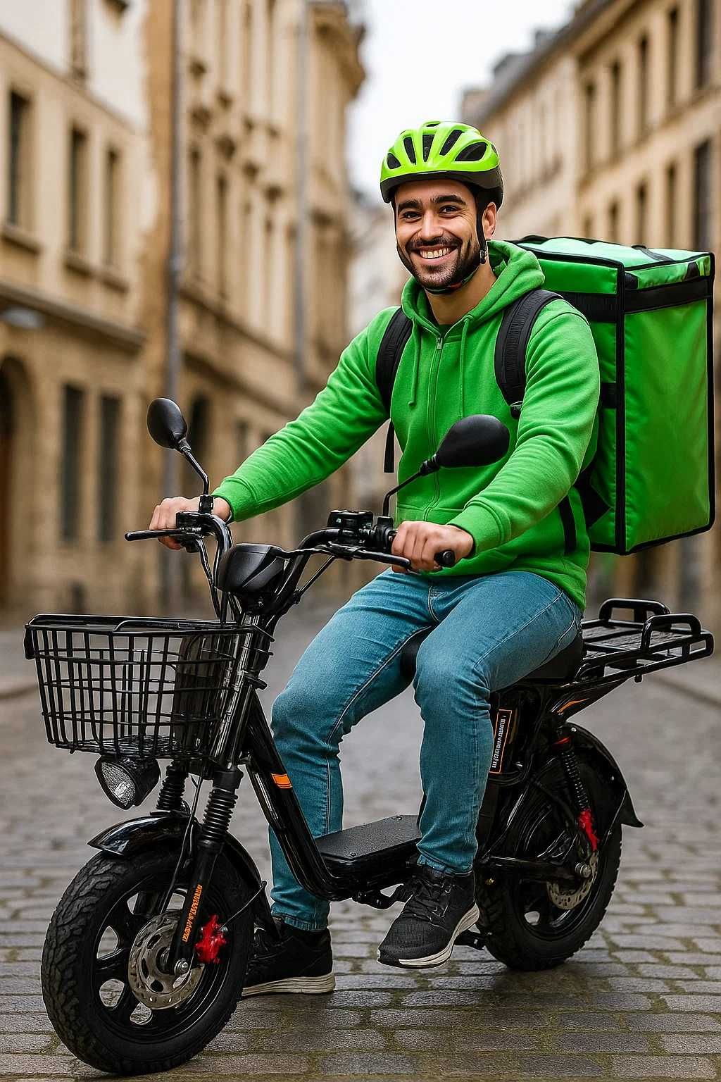Rower elektryczny do wynajęcia dla kurierów!