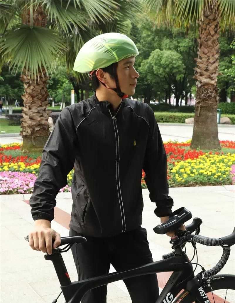 Дождевик на велосипедный шлем West Biking чехол на велошлем, велочехол