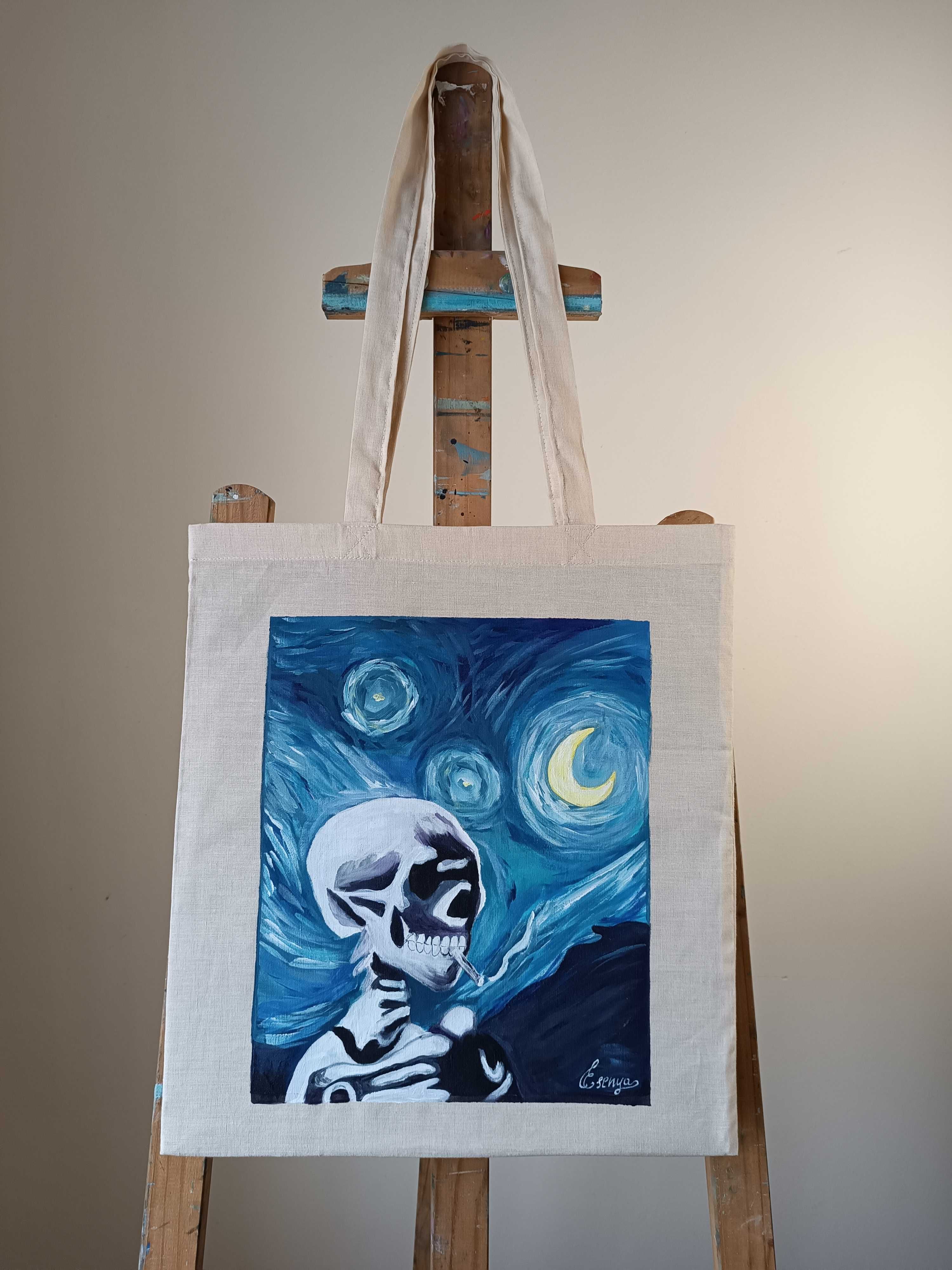 Tote Bag Pintado à mão