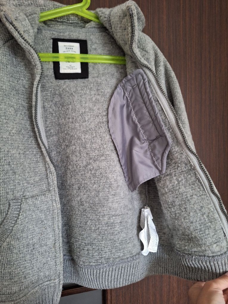 Zara kurtka bluza suwak chlopieca na jesien rozmiar 128 cm