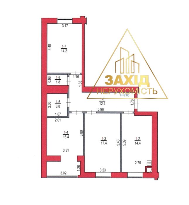 3 кімнатна Новобудова Є Оселя