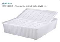 Biały pojemnik pod łóżko IKEA Dilling 77x70x19cm