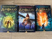 Rick Riordan Seria Apollo i Boskie Próby cz. 1,2 i 3