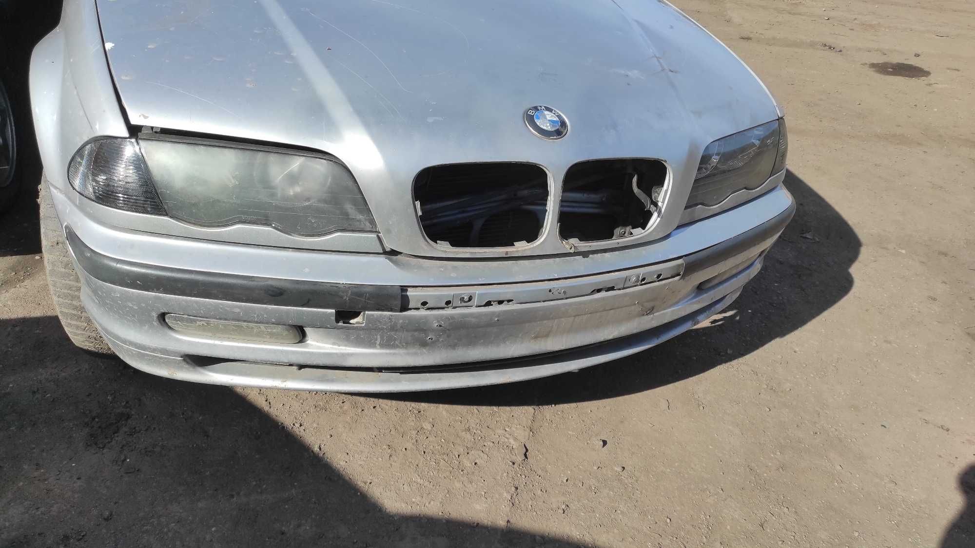 BMW E46 354/7 zderzak przedni srebrny FV części/dostawa