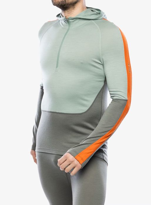 Bluza Icebreaker Merino 200 Sonebula LS Half Zip Hood – rozmiar M