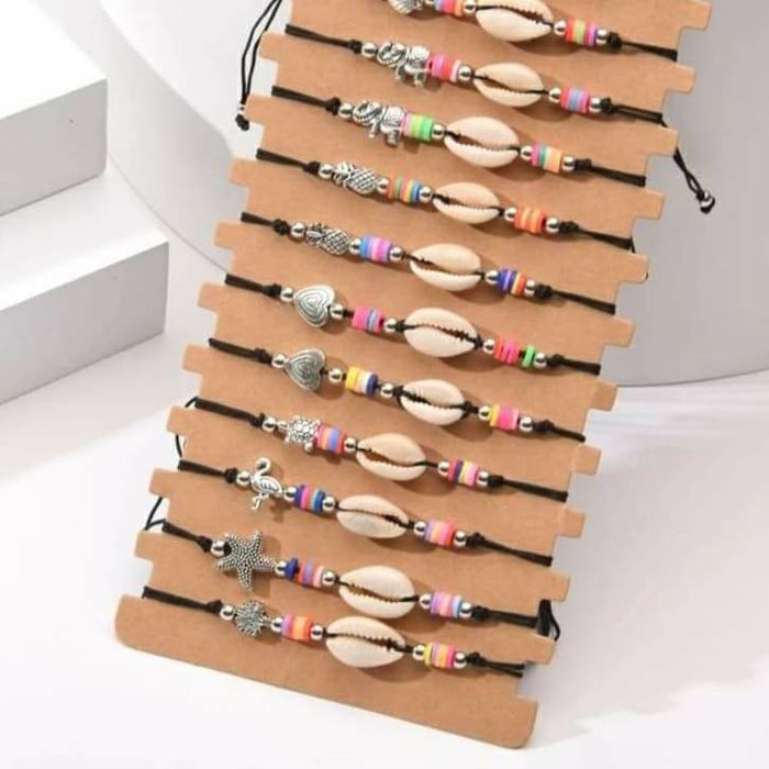Pulseiras conchinhas