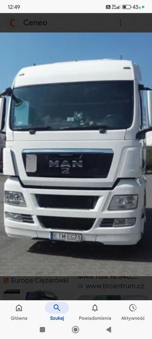 Man tgx zderzak przedni maska pokrywa grill atrapa