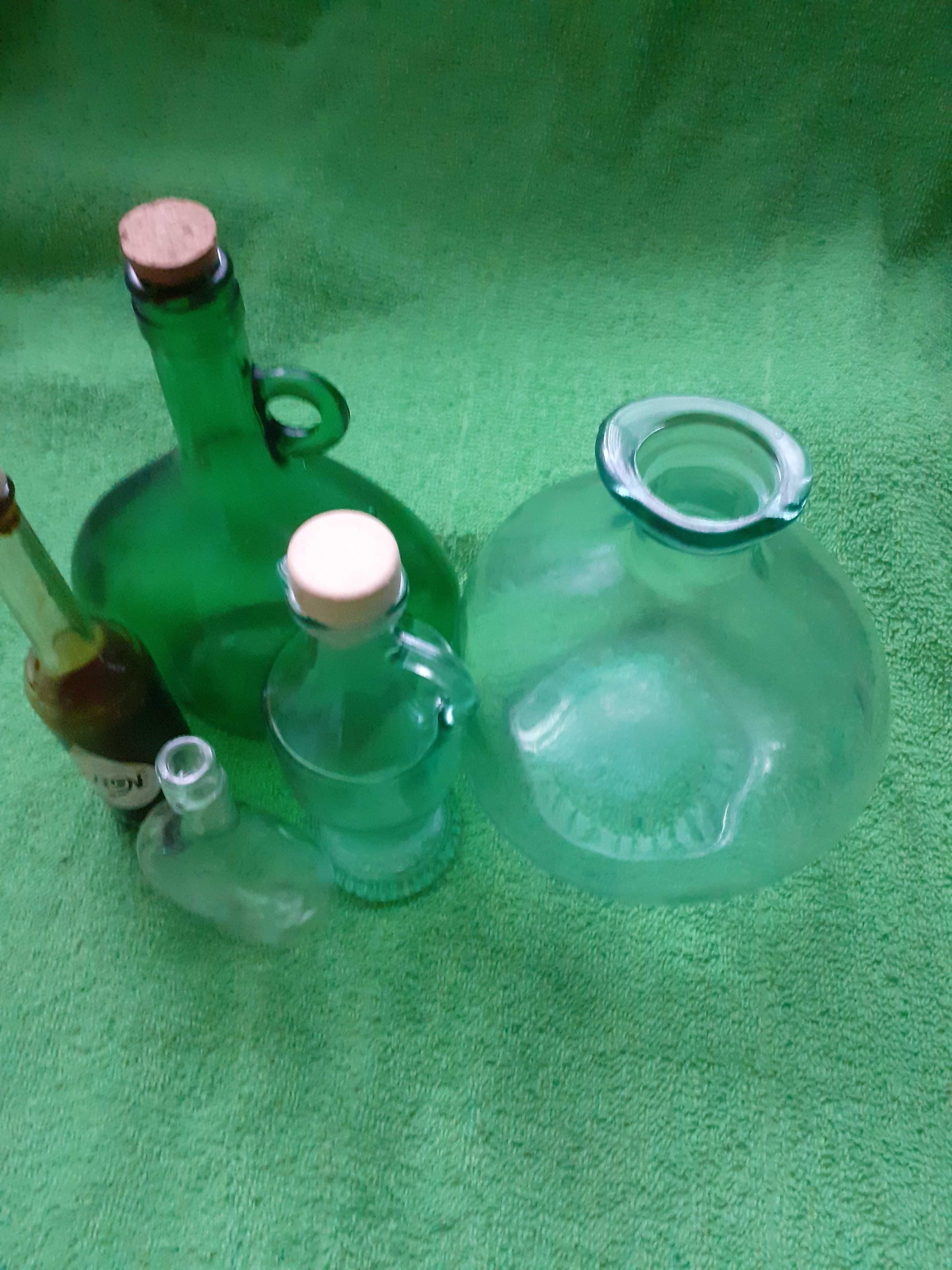 Butelki różne zestaw