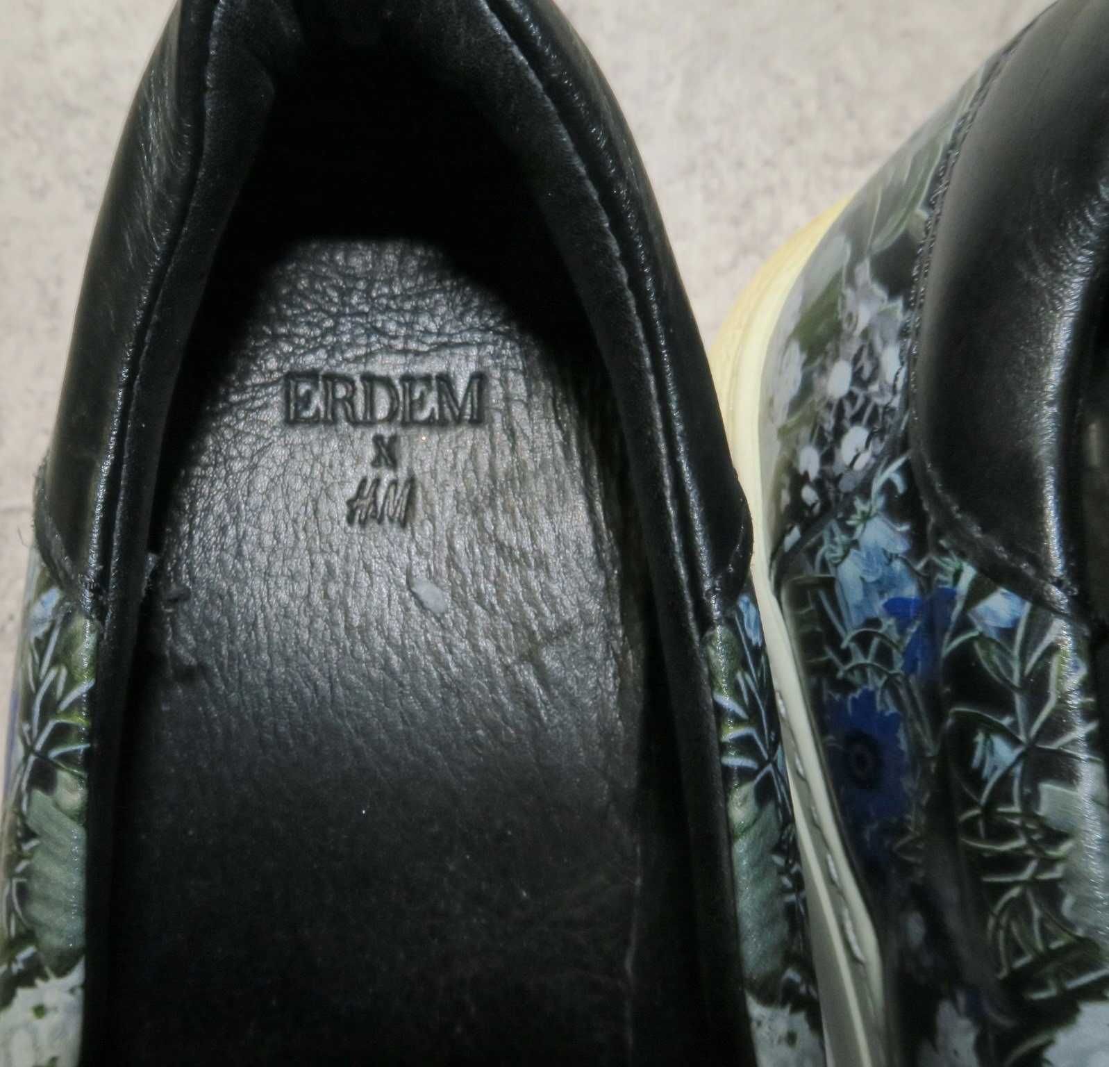 Erdem x H&M buty trampki tenisówki z printem 43