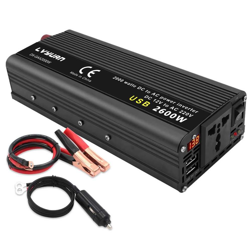 Інвертор Lvyuan inverter инвертор 12 220 В 2600 Вт модифікований синус