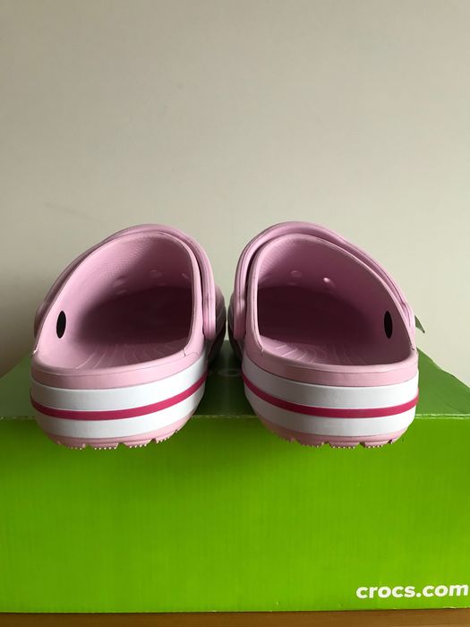 Damskie Crocs - pudrowy róż