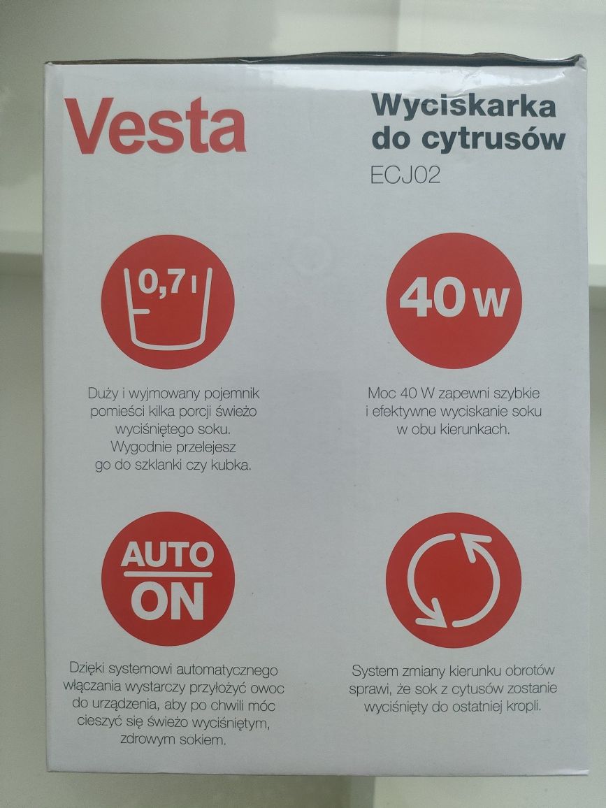 Wyciskarka do cytrusów vesta