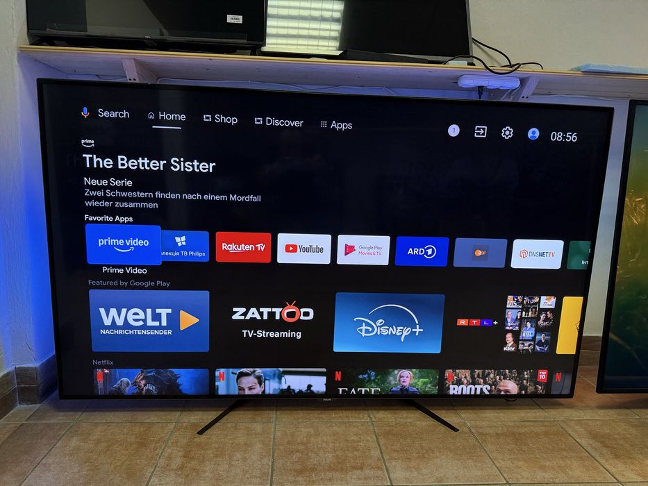 Телевізор 75 дюймів Philips 75PUS7101/12 (4K Android TV,звук 30 Вт