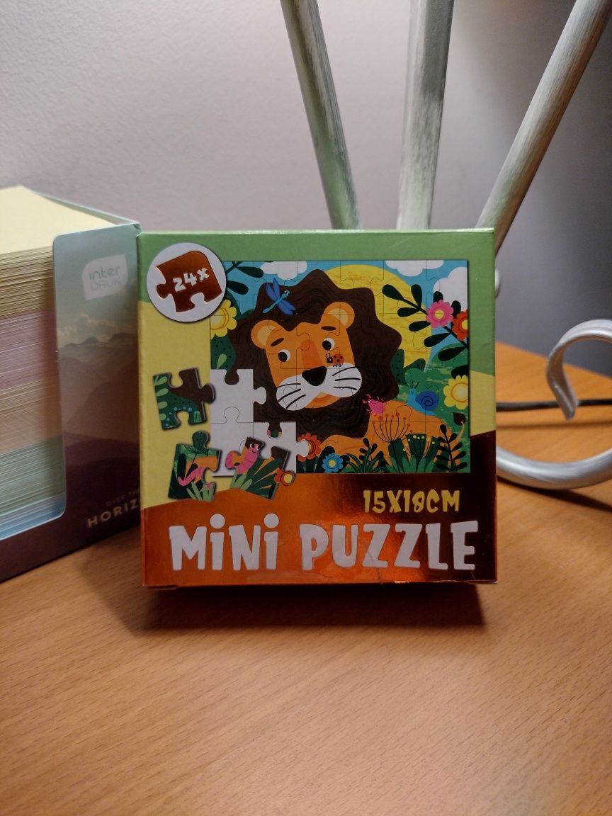 Mini Puzzle dla dzieci 24 elementy lew