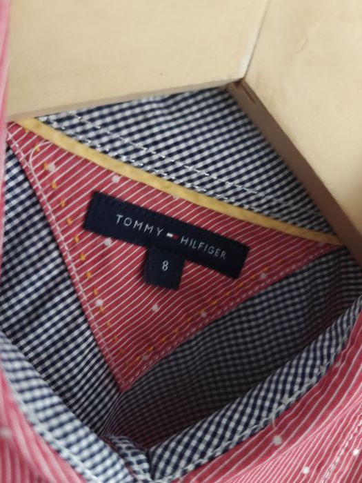 Tommy Hilfiger koszula damska długi rękaw logowana M
