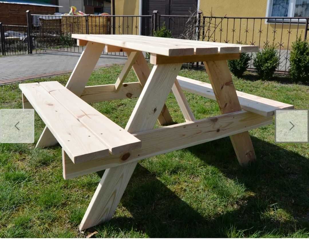 Wyprzedaż Ławkostół ławka stół zestaw ogrodowy grilowy Promocja