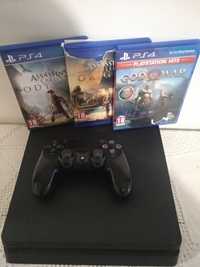 Ps4 e Com 3 Jogos