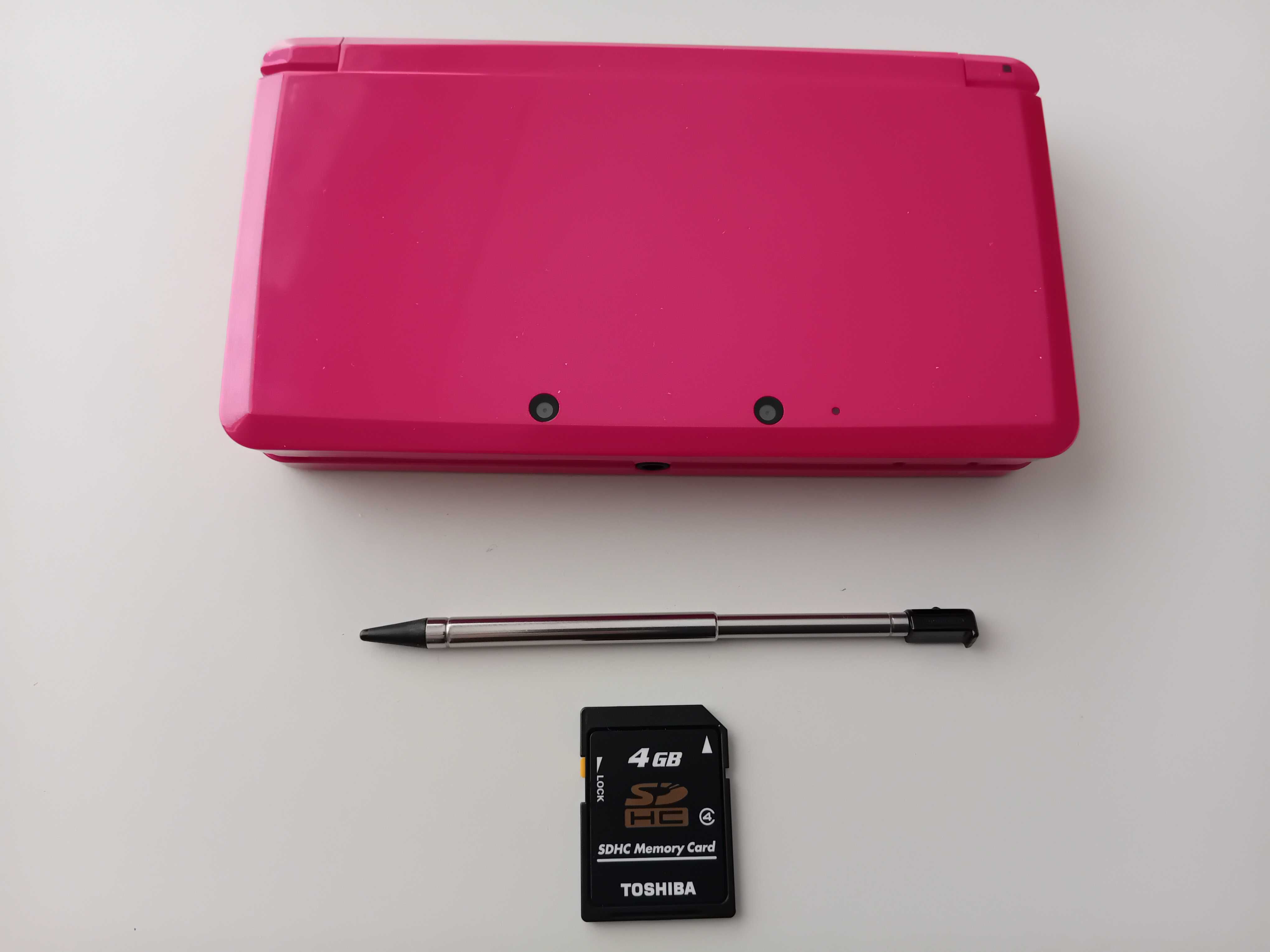 Nintendo 3DS Gloss Pink CTR-001 Region Japonia box manual  NTSC-J