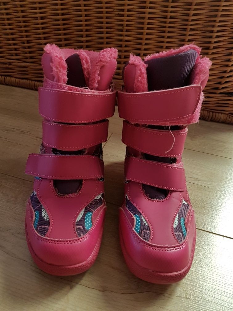 Buty zimowe dziewczęce  rozm 36