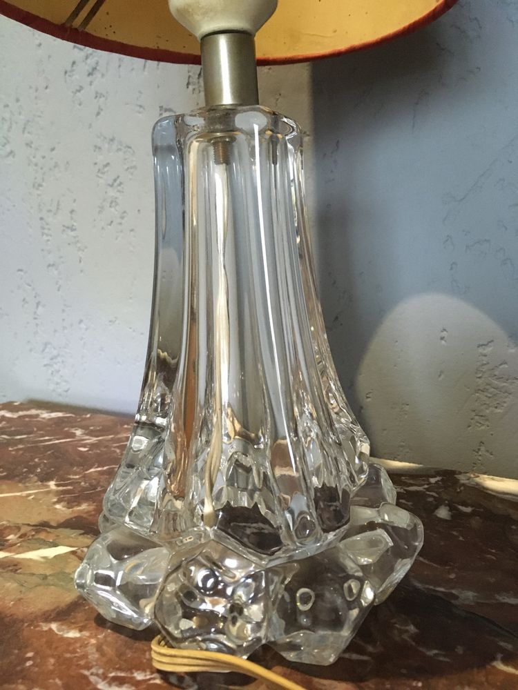 Vannes Le Chatel stara lampa kryształowa design vintage