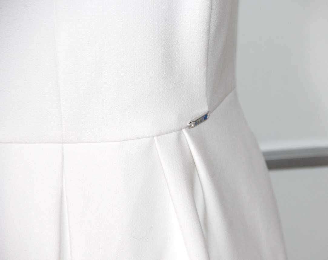 SIMPLE biała sukienka suknia 36 S   komunia xs 34