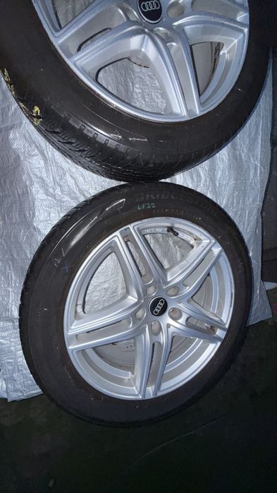 Felgi 225/50/17 koła z oponami Audi A6 Bridgestone zimowe
