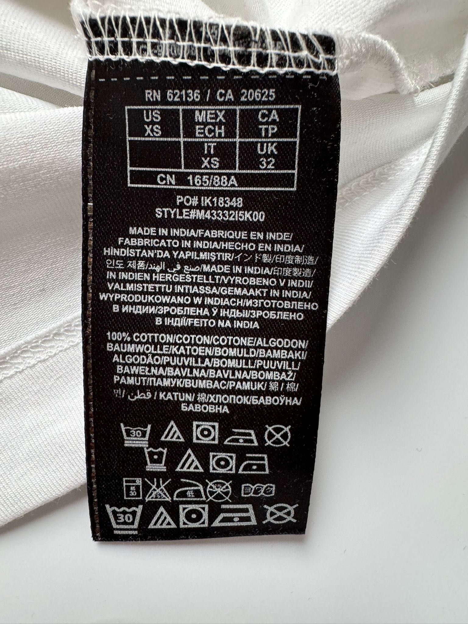 Nowa koszulka T-shirt damski GUESS biała XS