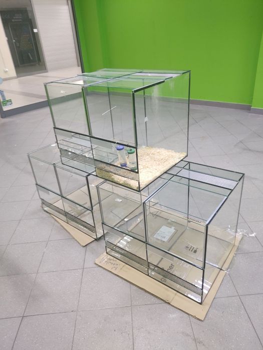 Podwójne akwarium dla gryzoni i nie tylko