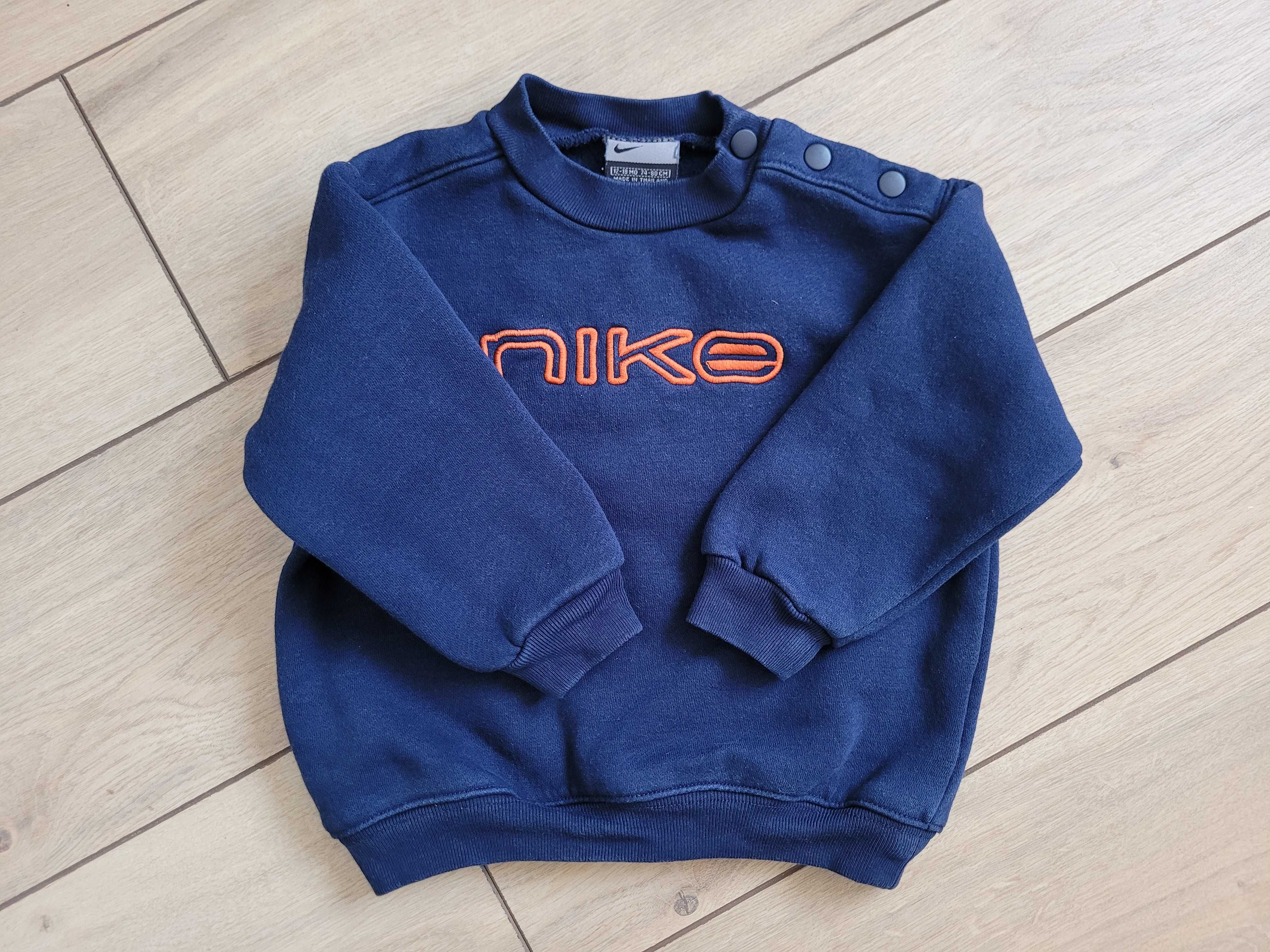 Bluza niemowlęca Nike 86 12-18 chłopięca dres ocieplenie meszek