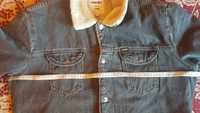 Kurtka z futrem męska jeans wrangler SHERPA -XL