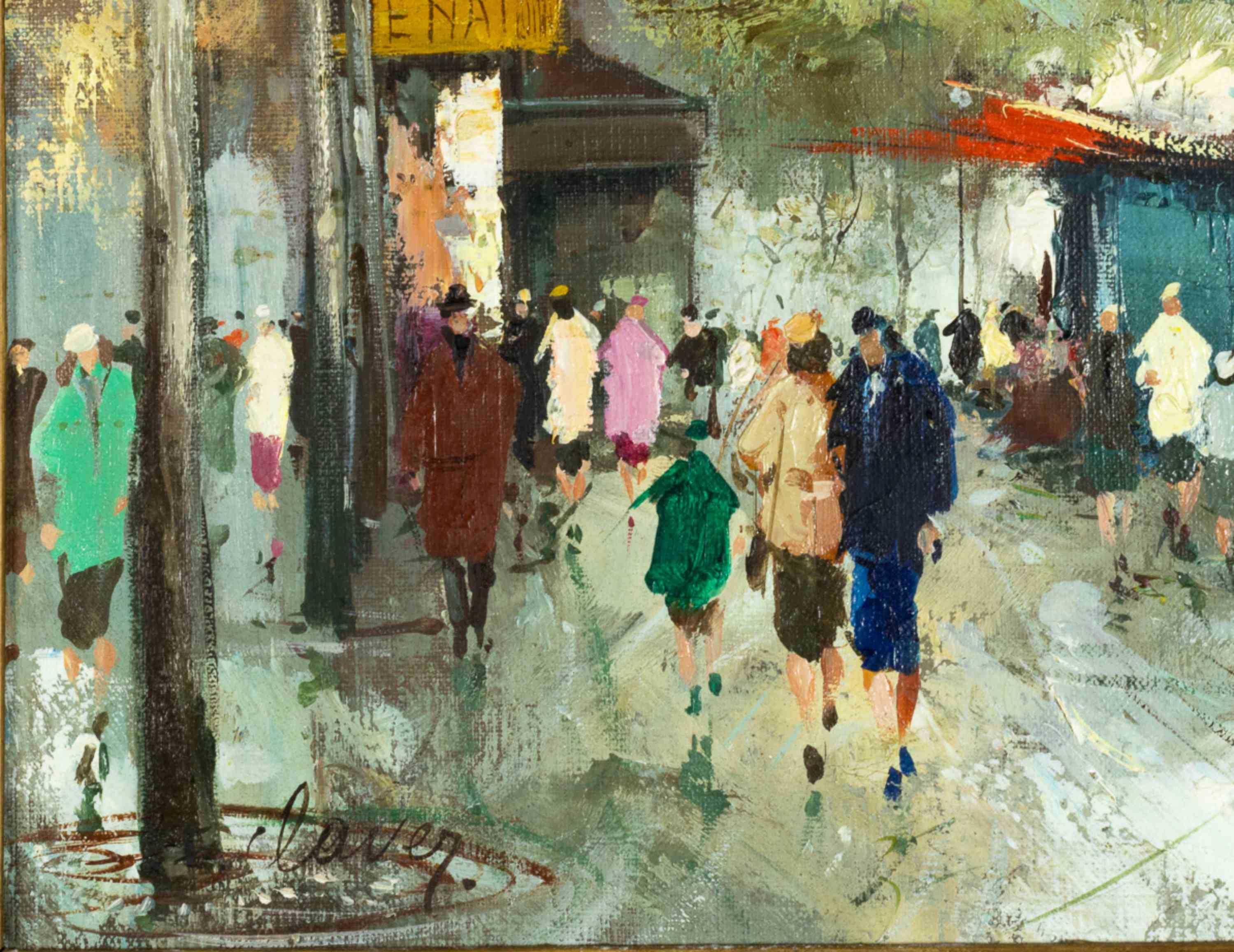 Pintura Impressionismo mercado Paris François Claver | século XX
