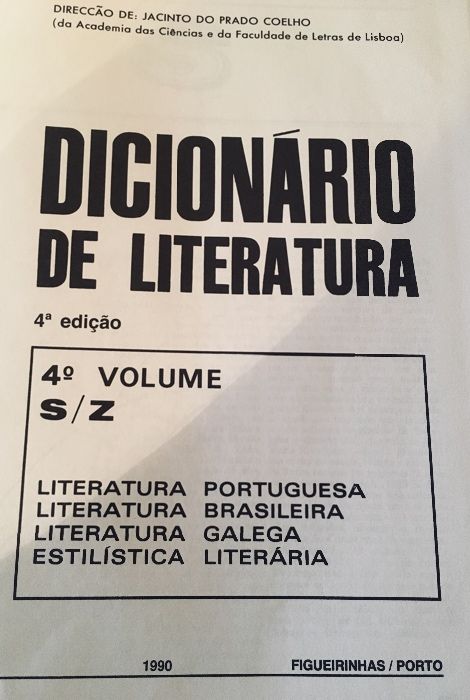 Dicionários de Literatura