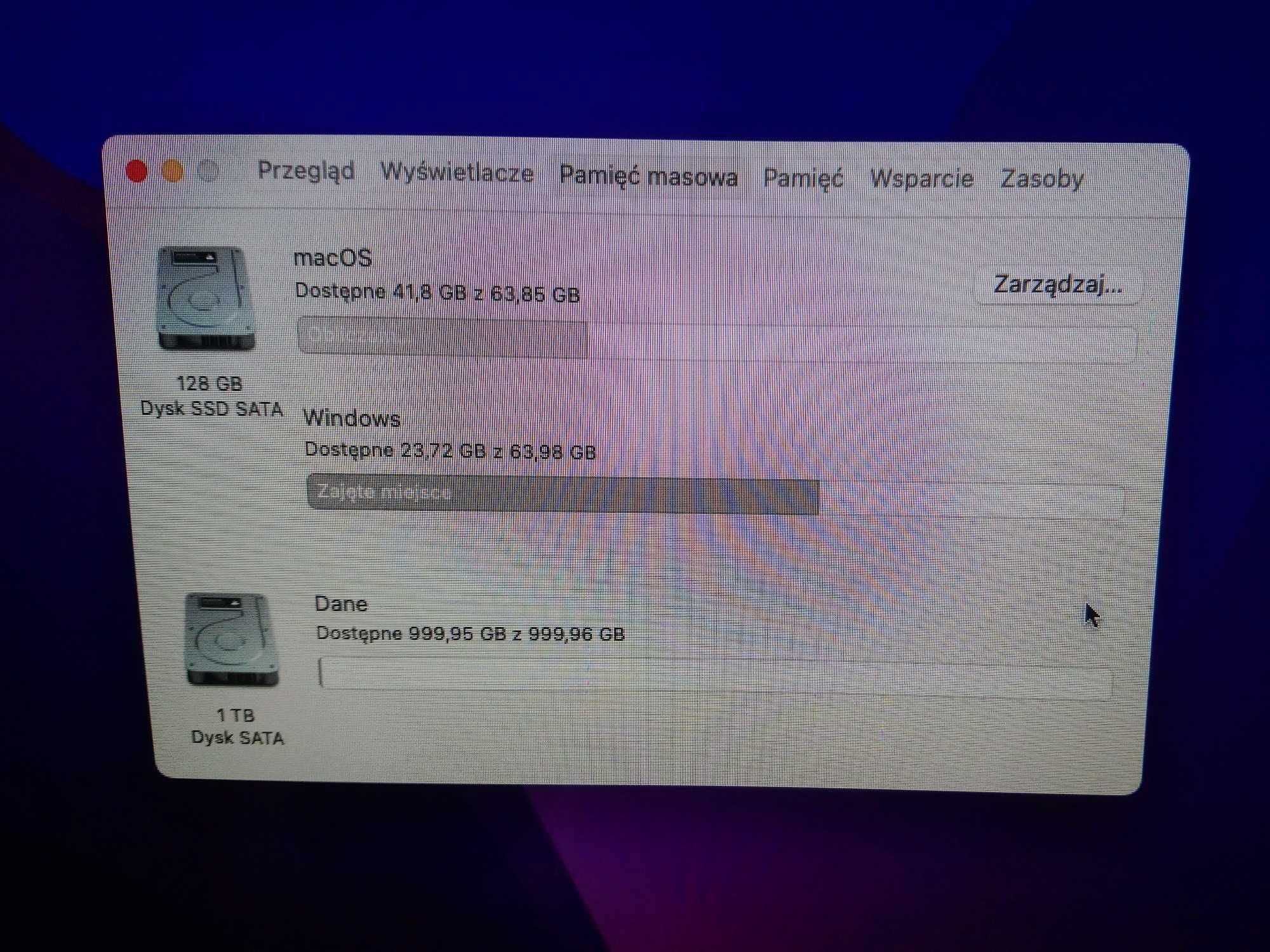 Apple iMac 21,5" SSD+HDD macOS Monterey + Windows 11