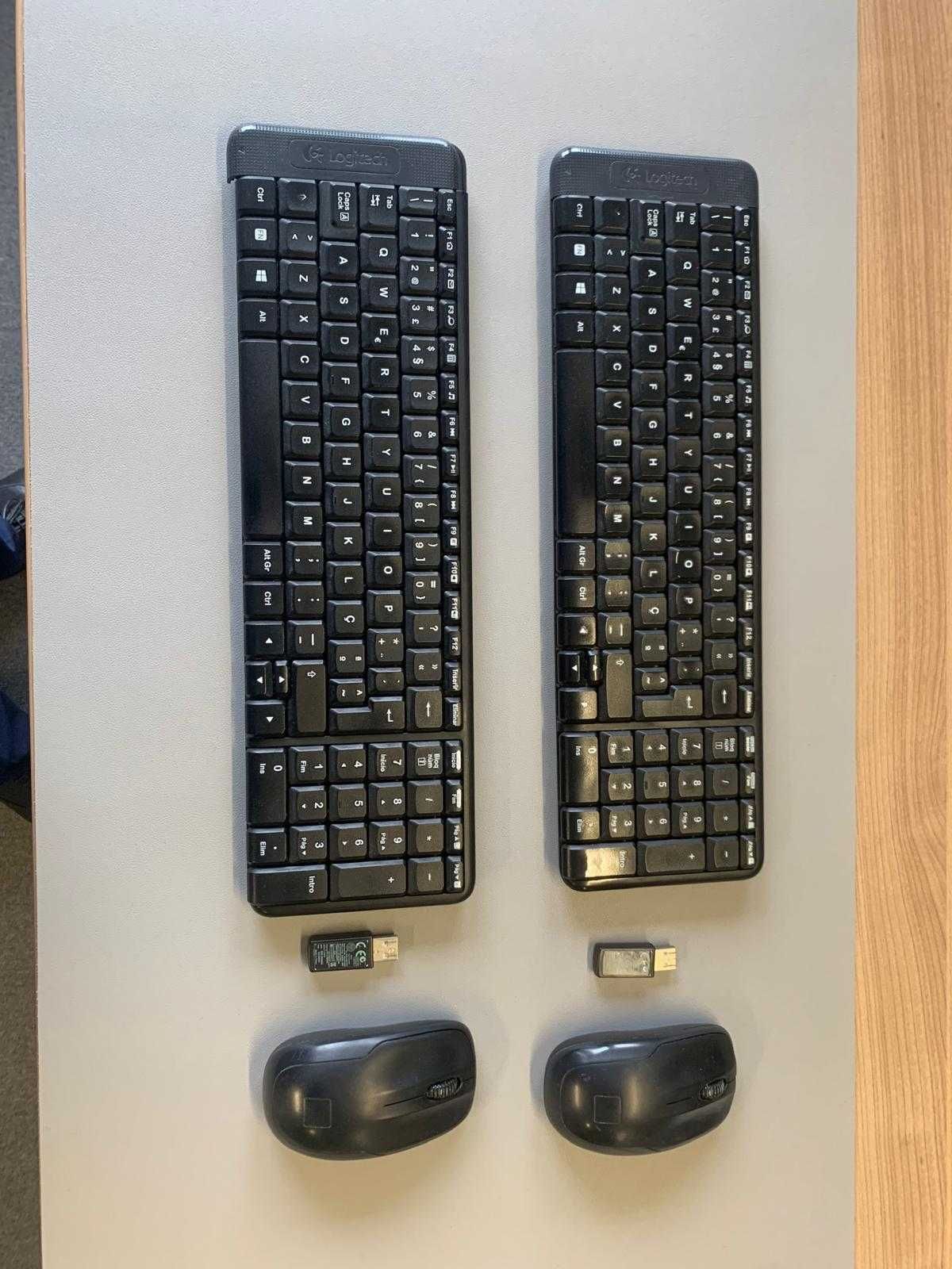 Teclado MK220 + Rato M150 Logitech | Wireless | Português | Preto