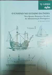 Livro "O Ensino no Estado da Índia" de A. Henriques Carneiro