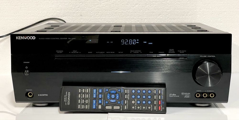 KENWOOD RA-5000 Amplituner Audio Video Control Center + Pilot Oryginał