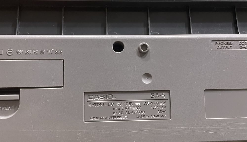 Синтизатор casio