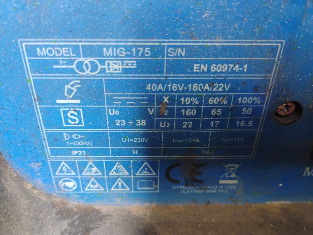 Migomat 160 a 220v mig 177