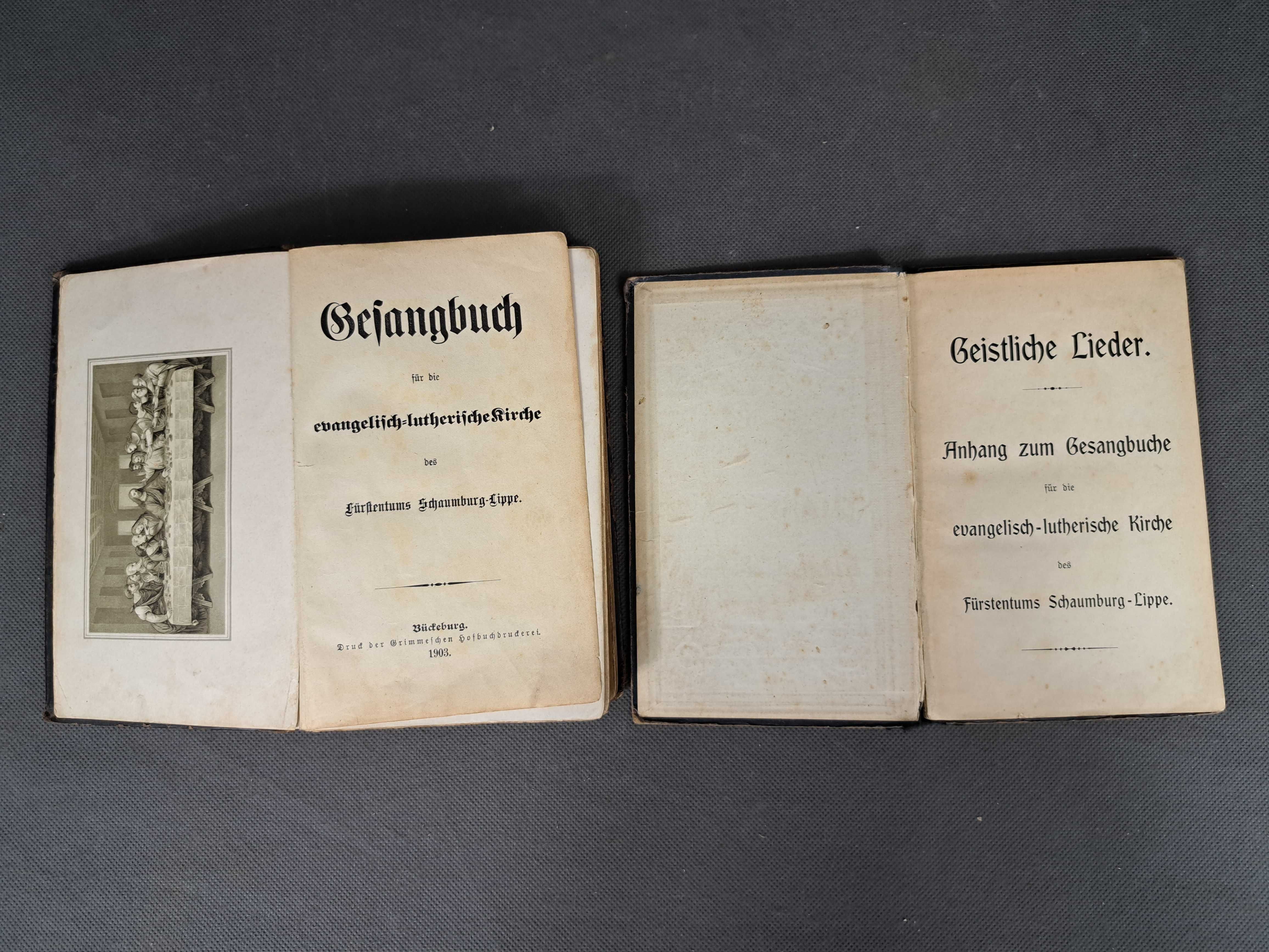 Śpiewniki Kościoła Ewangelicko - Luterańskiego 1907 r.