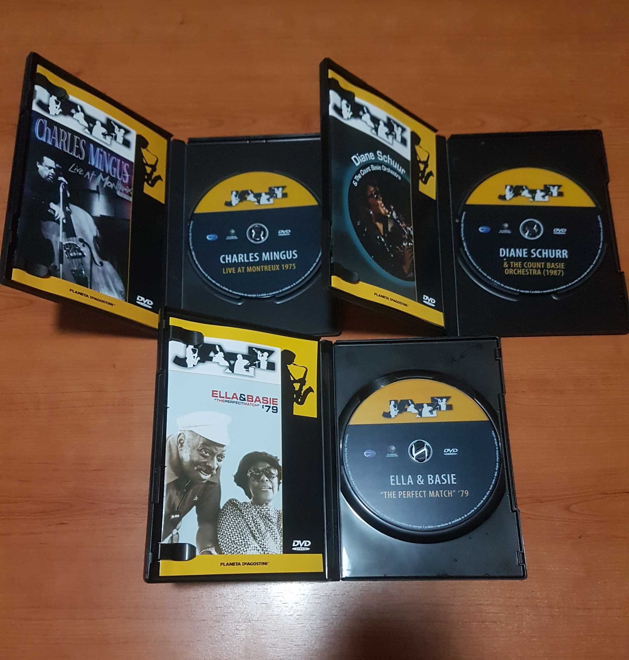DVD Coleção JAZZ Charles Mingus/ ELLA & BASIE/ Diane Schuur & BASIE