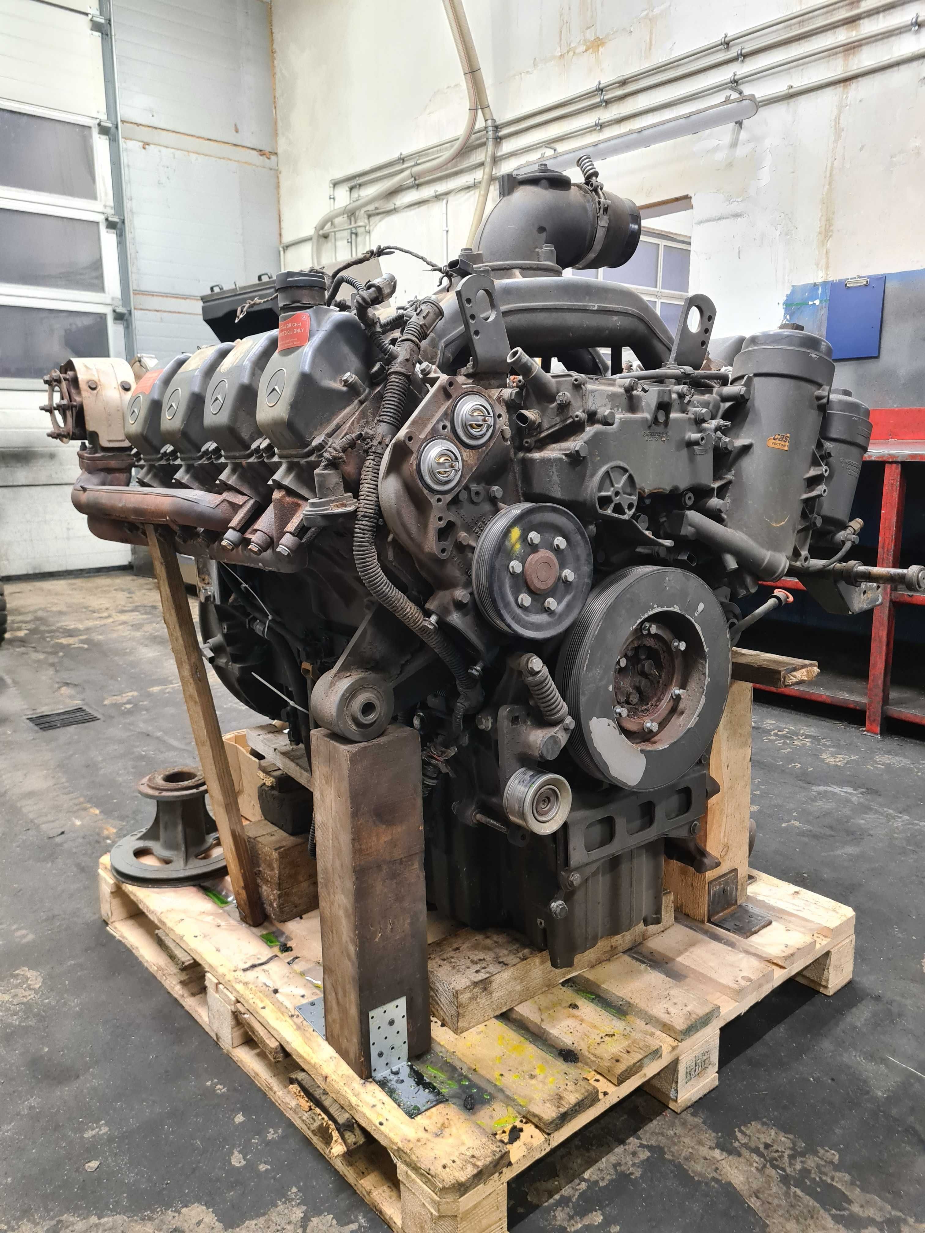 Regeneracja silnika Mercedes OM502LA Claas Jaguar 950
