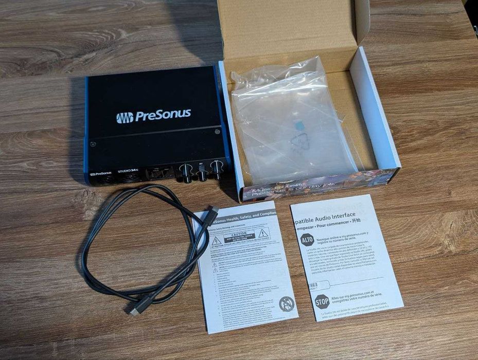 Interfejs audio PreSonus Studio 24-c (stan bardzo dobry)
